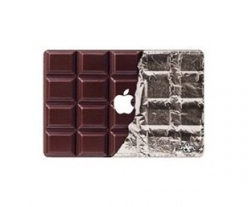 couvercle mac book en chocolat